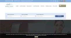 Desktop Screenshot of hotel-colon.net