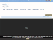 Tablet Screenshot of hotel-colon.net